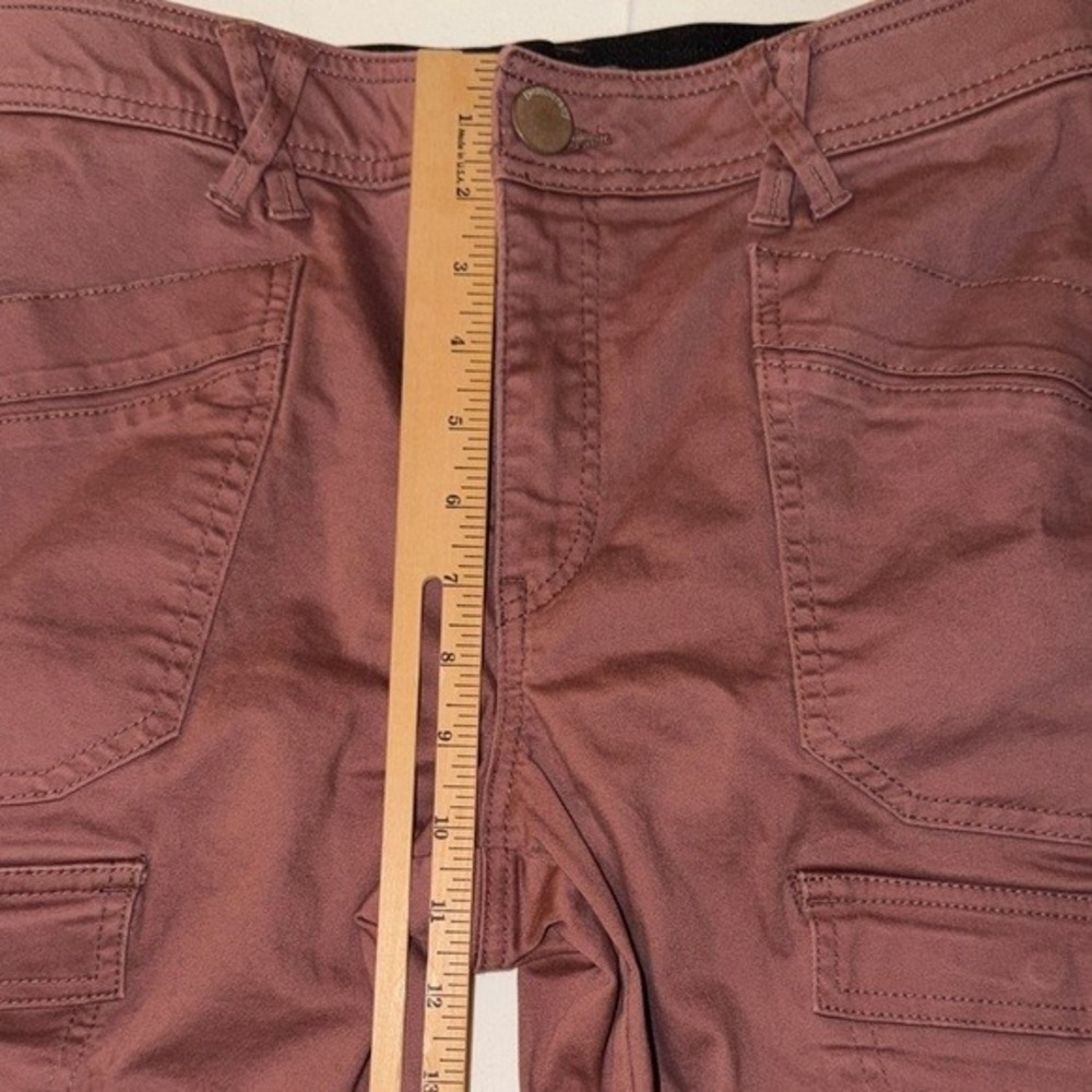 Democracy Absolution Womens Cargo Pants Mauve Pink Straight Leg Size 8 B2026E8X2 - Picture 8 of 10
